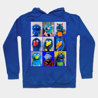 Blue Puppets Hoodie